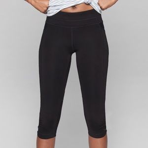 Athleta Black Crop Leggings